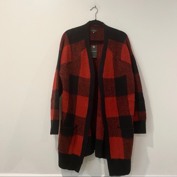 Lucky Brand Buffalo Plaid Cardigan - Picture 3 of 8